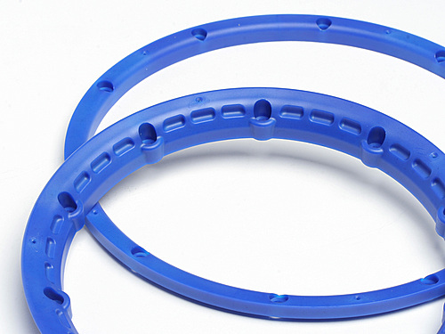 Heavy Duty Wheel Bead Lock Rings for HPI Baja 5B - Blue (1 Pair - fits 2 Wheels)