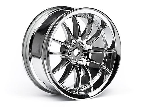 Work XSA 03C Touring Car Wheel 26mm Chrome (3mm Offset 2 Pcs)