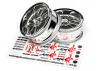 Work XSA 03C Touring Car Wheel 26mm Chrome (3mm Offset 2 Pcs)