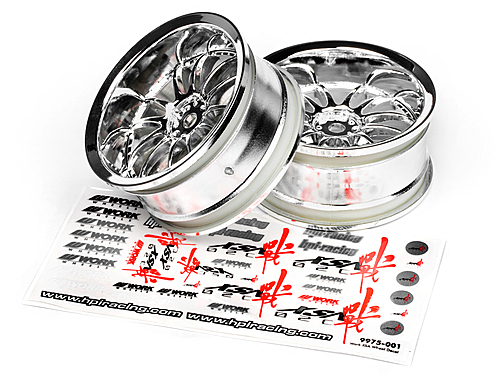 Work XSA 03C Touring Car Wheel 26mm Chrome (6mm Offset 2 Pcs)
