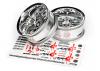 Work XSA 03C Touring Car Wheel 26mm Chrome (9mm Offset 2 Pcs)