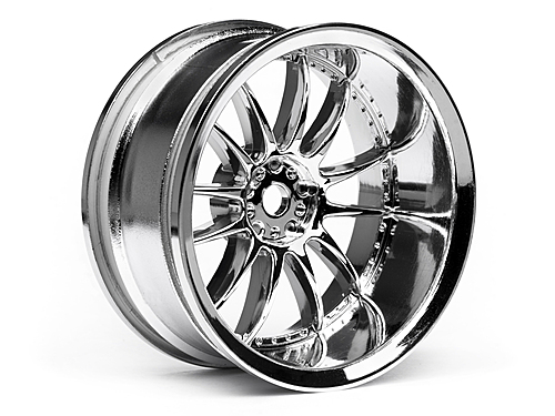 Work XSA 03C Touring Car Wheel 26mm Chrome (9mm Offset 2 Pcs)