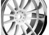 Work XSA 03C Touring Car Wheel 26mm Chrome/White (6mm Offset 2 Pcs)