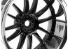 Work XSA 03C Touring Car Wheel 26mm Chrome/Black (9mm Offset 2 Pcs)