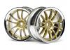 Work XSA 02C Wheel 26mm Chrome/Gold (3mm Offset)