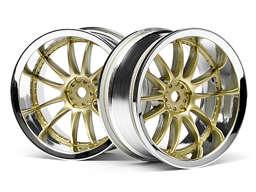 Work XSA 02C Wheel 26mm Chrome/Gold (6mm Offset