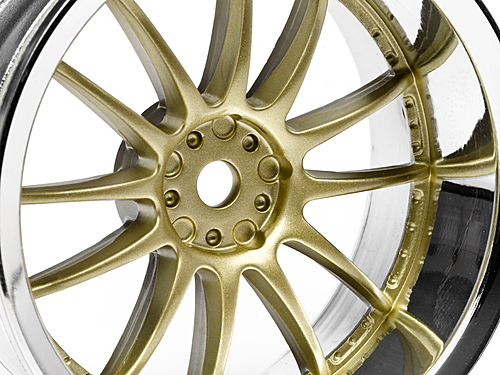 Work XSA 02C Wheel 26mm Chrome/Gold (6mm Offset