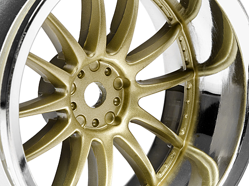 Work XSA 02C Wheel 26mm Chrome/Gold (9mm Offset)