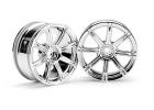 HPI Work Emotion Xc8 Wheel 26mm Chrome (3mm Offset) ** CLEARANCE **