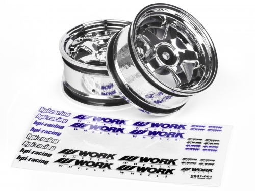 Work Meister S1 Wheel 26mm Chrome 3mm Offset