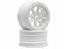 Vintage 8 Spoke Wheel 26mm White 0mm Offset