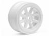 Vintage 8 Spoke Wheel 26mm White 0mm Offset