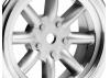 Vintage 8 Spoke Wheel 26mm Matt Chrome 0mm Offset