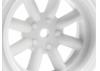 Vintage 8 Spoke Wheel 31mm White 6mm Offset