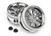 HPI Mx60 8 Spoke Wheel Chrome (3mm Offset/2Pcs)