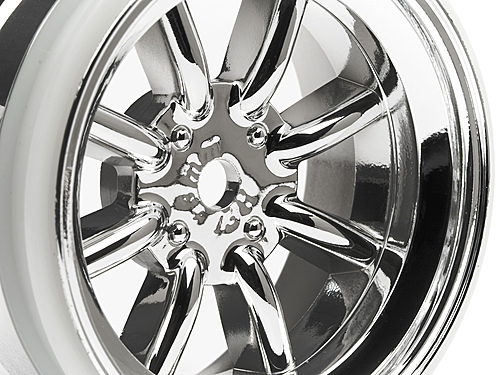HPI Mx60 8 Spoke Wheel Chrome (3mm Offset/2Pcs)