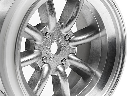 HPI Mx60 8 Spoke Wheel Matte Chrome (3mm Offset)