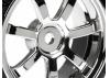 Mounted T-Drift Tire 26mm On Rays 57S-Pro Chrome Rim (2Pcs)