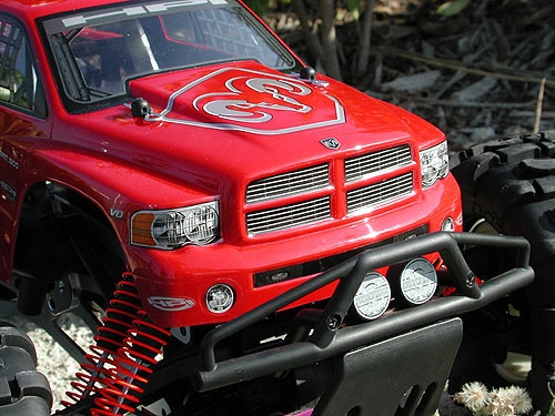 2002 Dodge Ram Truck Bodyshell Fits Savage/T-MAXX - Clear