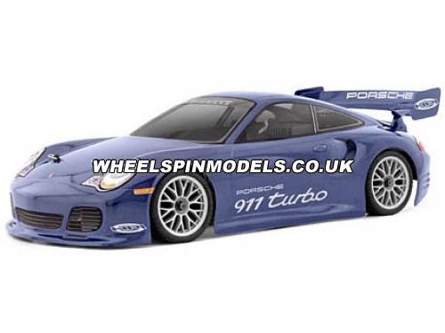 Porsche 911 Turbo Clear Bodyshell - 200mm