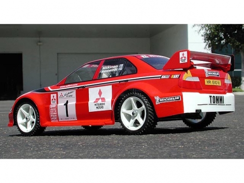 Mitsubishi Lancer Evo VI WRC Clear Bodyshell - 200mm