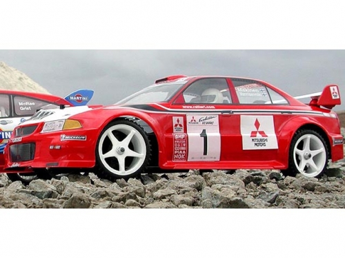 Mitsubishi Lancer Evo VI WRC Clear Bodyshell - 200mm