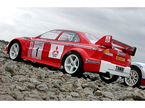 Mitsubishi Lancer Evo VI WRC Clear Bodyshell - 200mm