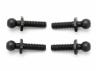 Ball 4.3x20mm 4-40 Black (4Pcs)