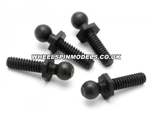 Ball 4.3x20mm 4-40 Black (4Pcs)