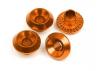 HPI Wheel Washer (Orange/4Pcs)