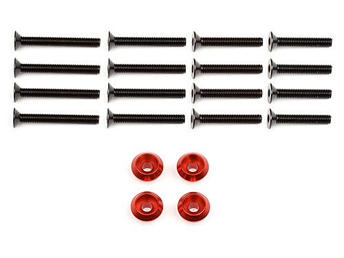 HPI Wheel Washer (Red/4Pcs)
