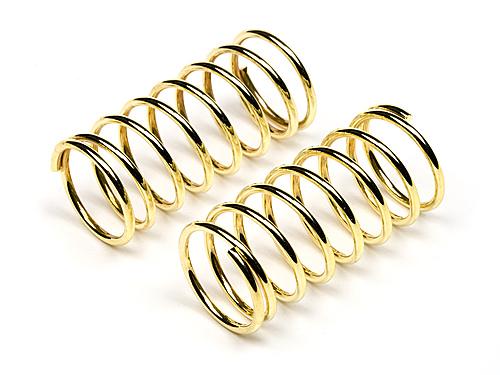 Shock Spring 11x28x1.1mm, 8 Coils, Gold (2Pcs) (Cup Racer 1M)