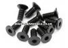Flat Head Screw M4X10mm (6Pcs) Hex Socket