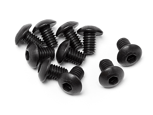 HPI Button Head Screw M4X6mm (Hex Socket/10Pcs)