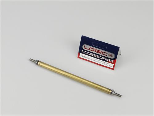 Prop Shaft 4in M4/4mm Stainless Shaft - 8mm dia Brass Tube