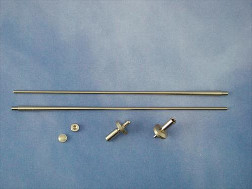 Vertical Flagstaff Complete (Brass)(2)