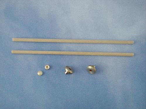 Flush Flagstaff Complete (Brass And Wood)(2)