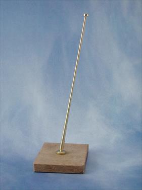 Angled Flagstaff Complete (Brass)(2)