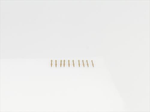 1 Hole Stanchion - Brass 6mm (10)