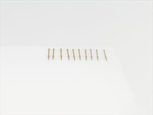 1 Hole Stanchion - Brass 10mm (10)