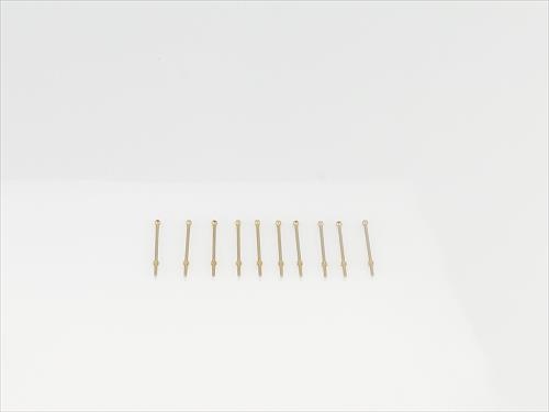 1 Hole Stanchion - Brass 15mm (10)