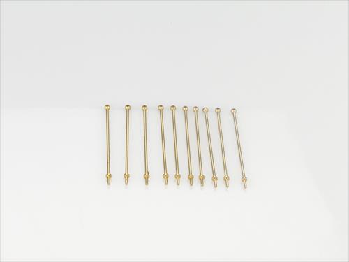 1 Hole Stanchion - Brass 40mm (10)