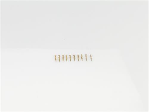 2 Hole Stanchion - Brass 6mm (10)