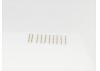 2 Hole Stanchion - Brass 15mm (10)
