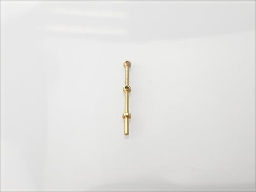 2 Hole Stanchion - Brass 15mm (10)