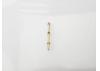 2 Hole Stanchion - Brass 15mm (10)