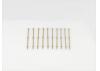 2 Hole Stanchion - Brass 35mm (10)
