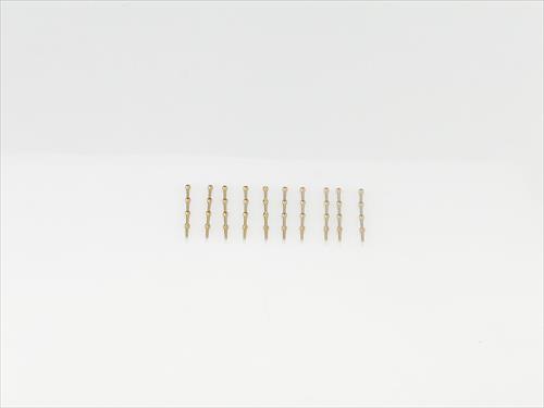 3 Hole Stanchion - Brass 15mm (10)