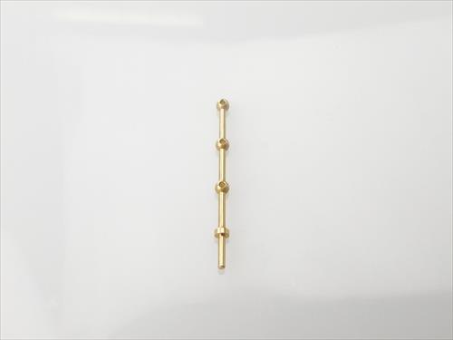 3 Hole Stanchion - Brass 20mm (10)