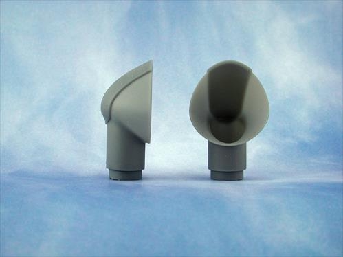 Cowl Ventilators (Resin) 37 - H45mm - with fabricating detail